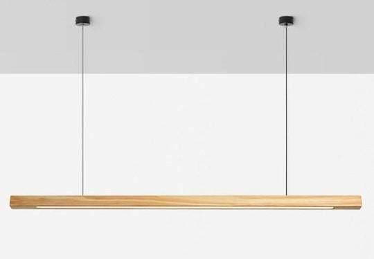 LED Wooden Pendant Light
