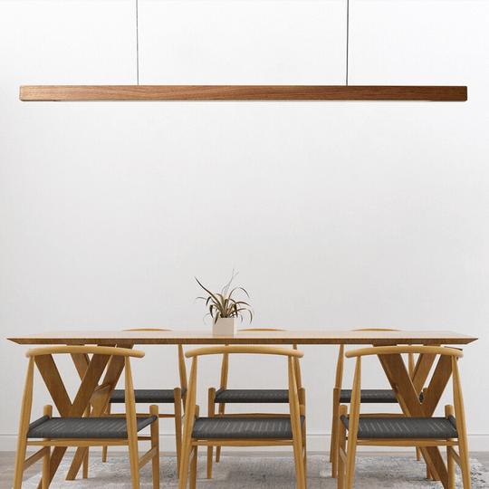 LED Wooden Pendant Light