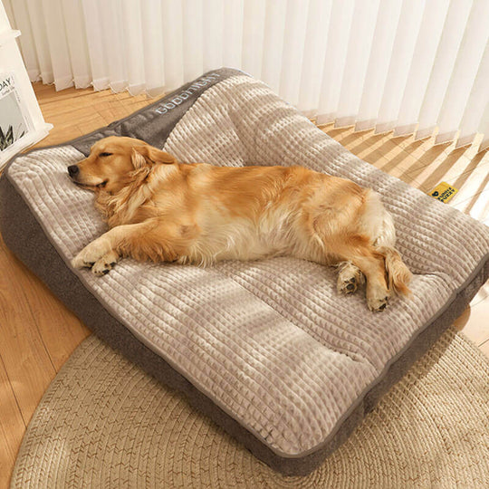Soft Dog Bed with Headrest