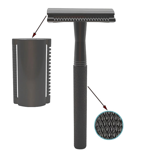 Premium Safety Razor Set with 5 Blades