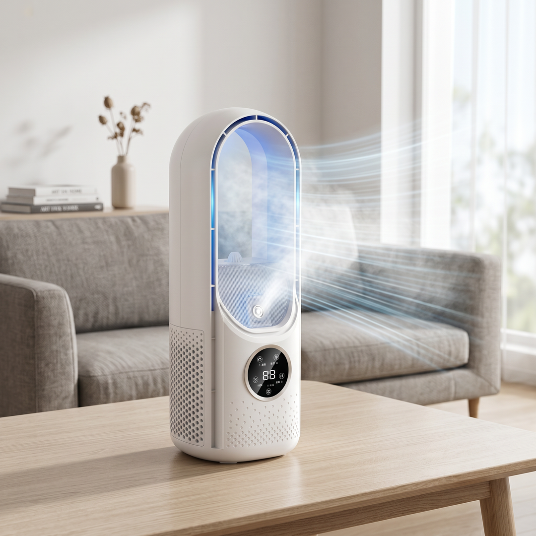 Bladeless Cooling Mist Fan & Humidifier