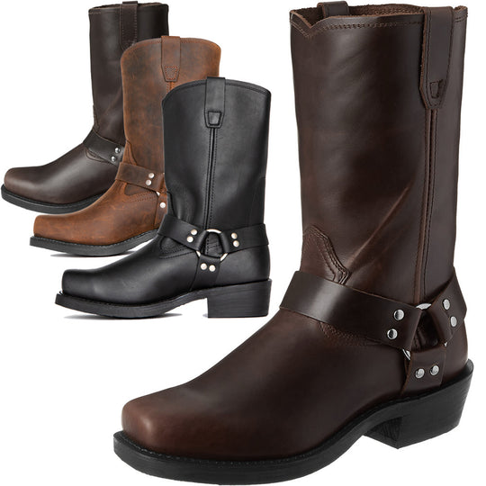 Black Harness Boot