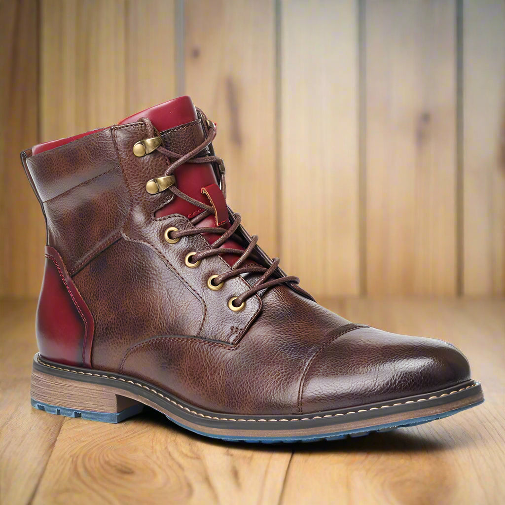 Men’s Classic Lace-Up Zip Boots