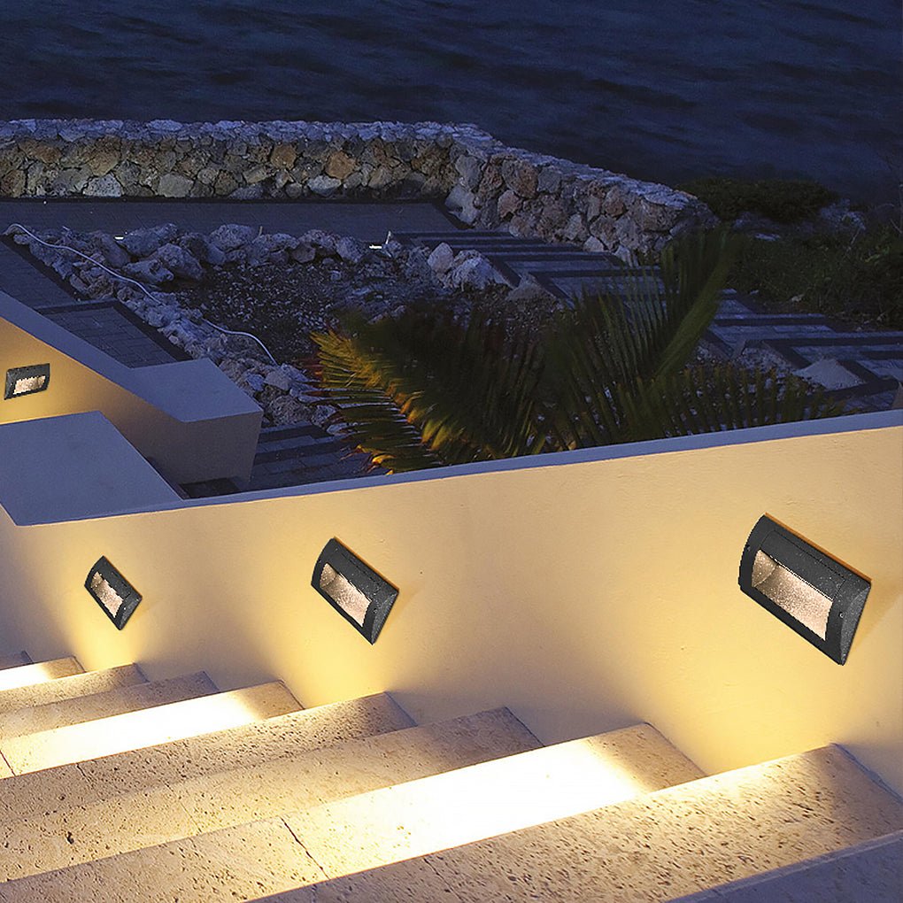 Minimalist LED Outdoor Stair Step Light Waterproof Wall Lamp