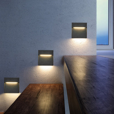 Minimalist Square Waterproof Stair Lights