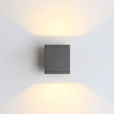 Minimalist LED Outdoor Wall Light for Courtyard Fence