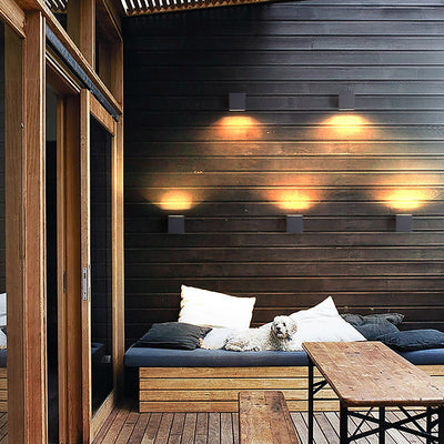 Minimalist LED Outdoor Wall Light for Courtyard Fence