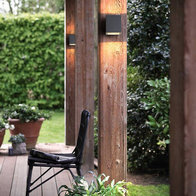 Minimalist LED Outdoor Wall Light for Courtyard Fence