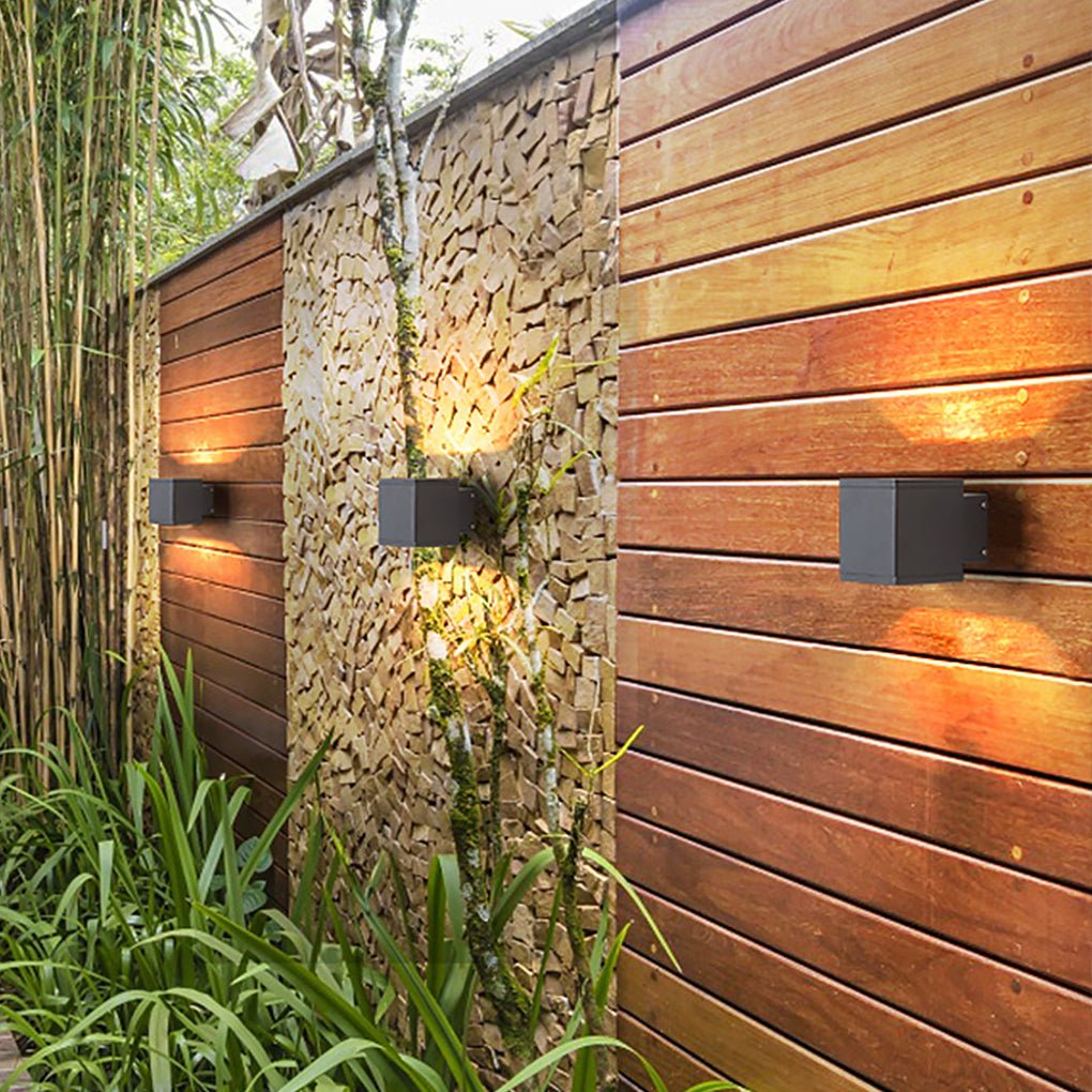 Minimalist LED Outdoor Wall Light for Courtyard Fence