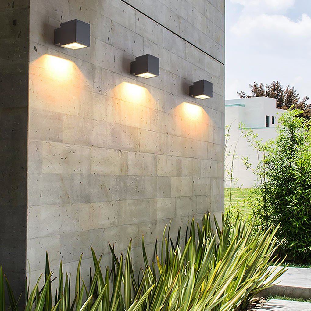 Minimalist LED Outdoor Wall Light for Courtyard Fence