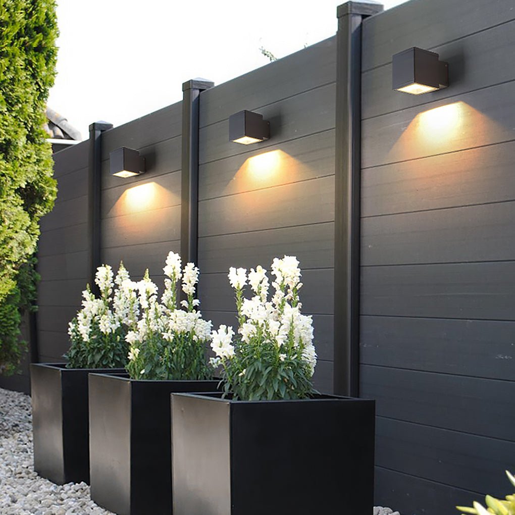 Minimalist LED Outdoor Wall Light for Courtyard Fence