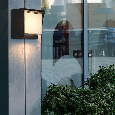 Modern Round and Square LED Wall Light for Villa Garden Balcony