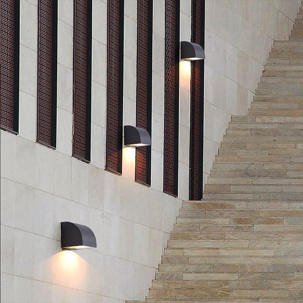 Waterproof Geometric Shaped Nordic Outdoor Wall Light