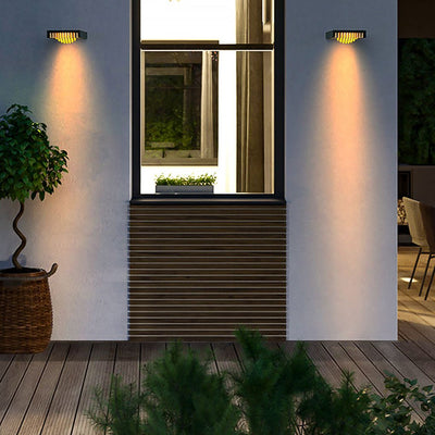 Outdoor LED Solar Decorative Wall Light for Courtyard, Balcony and Aisle