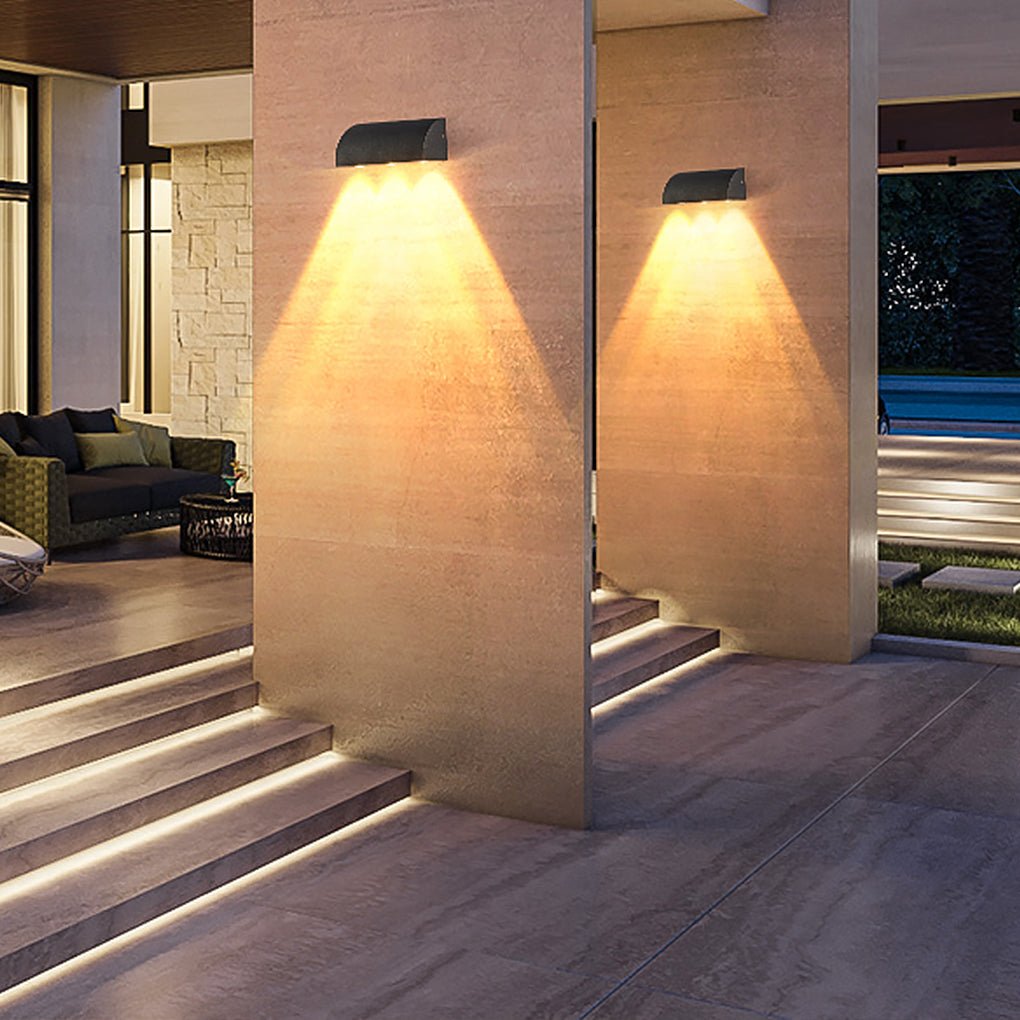 Minimalist LED Outdoor Wall Light for Courtyard Balcony Foyer