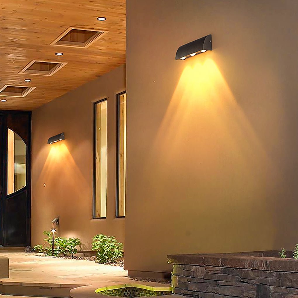 Minimalist LED Outdoor Wall Light for Courtyard Balcony Foyer