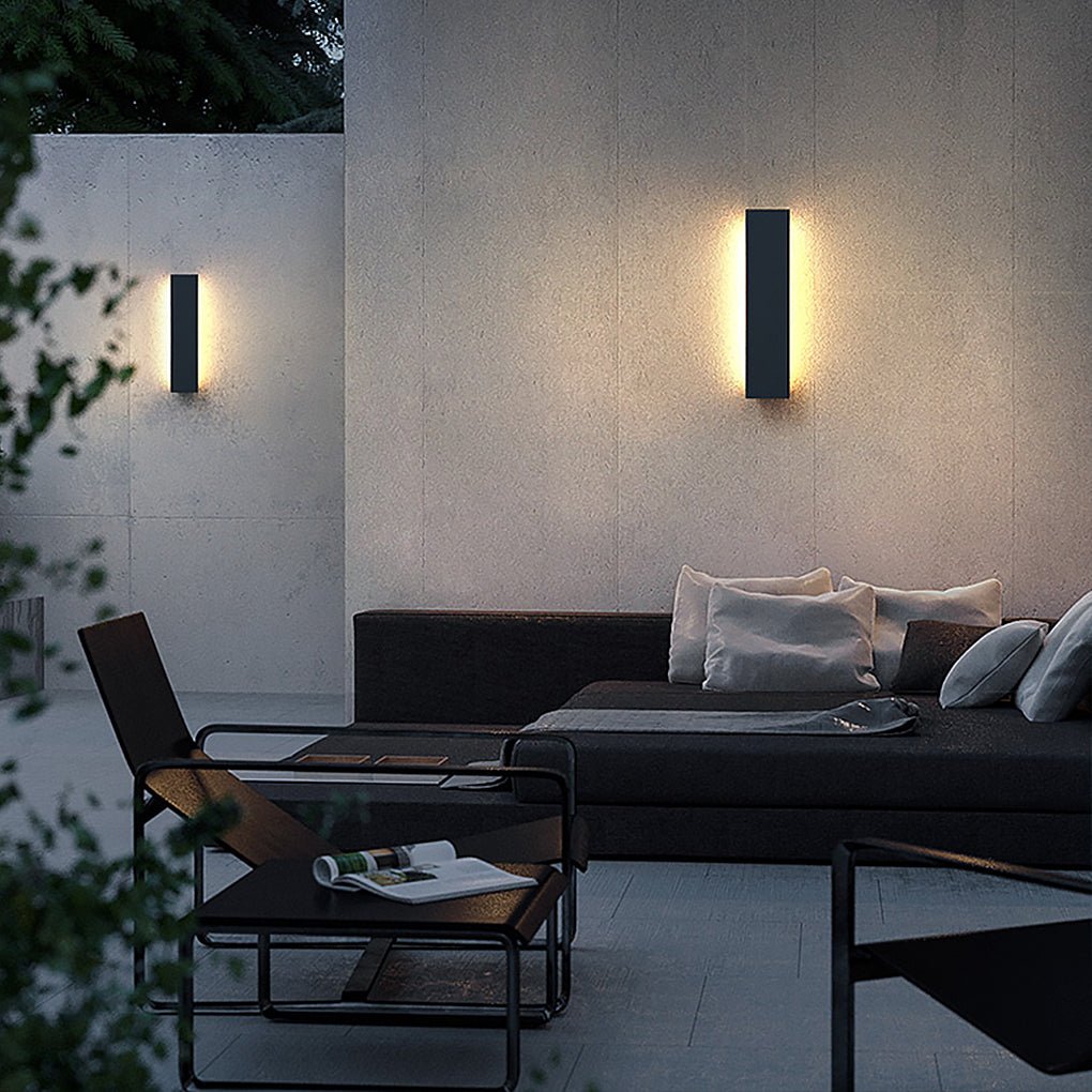 Modern Long Strip LED Wall Light for Villa Courtyard