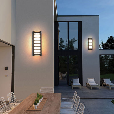 Outdoor Waterproof Double-layer Lampshade Gate