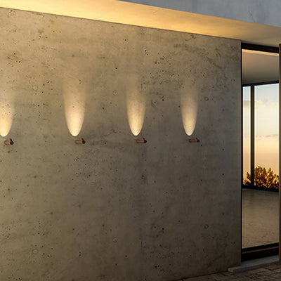 Modern Round Tube Shaped LED Outdoor Wall Lights