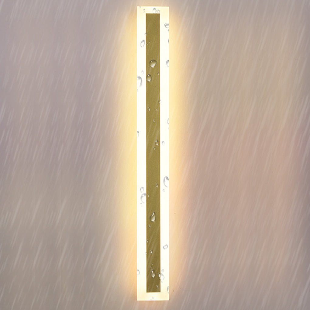 Minimalist Rust-proof Outdoor Strip Wall Sconce