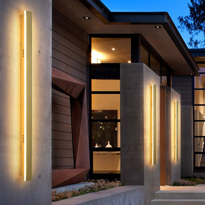 Minimalist Rust-proof Outdoor Strip Wall Sconce