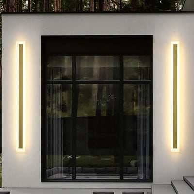 Minimalist Rust-proof Outdoor Strip Wall Sconce