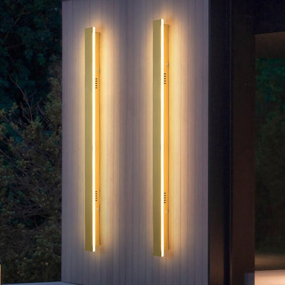 Minimalist Rust-proof Outdoor Strip Wall Sconce