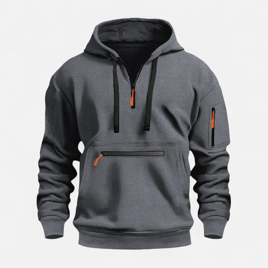 Men’s Hooded Sweater – Heritage Zip Pullover