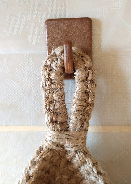 Hanging Jute Wall Storage Baskets