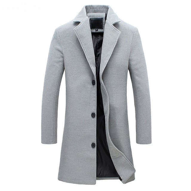 Men’s Winter Trench Coat