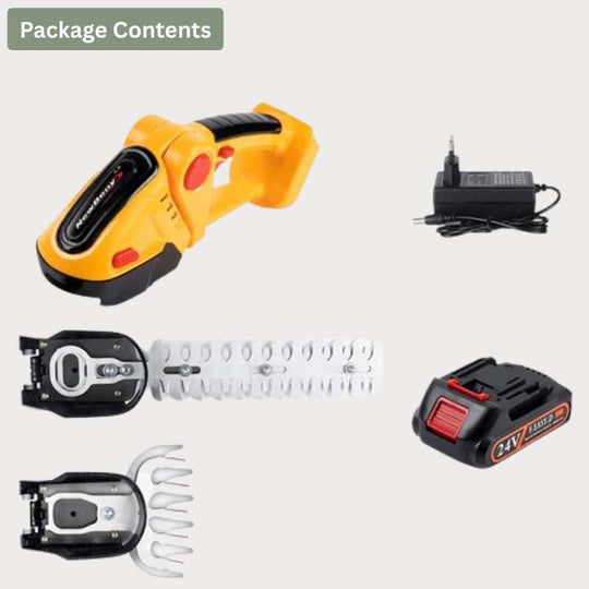 2-in-1 Cordless Hedge Trimmer and Grass Shear