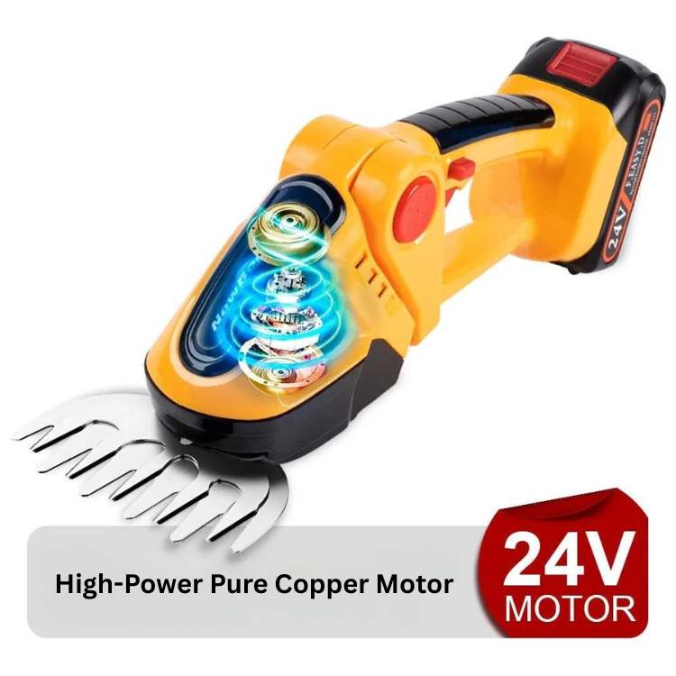 2-in-1 Cordless Hedge Trimmer and Grass Shear