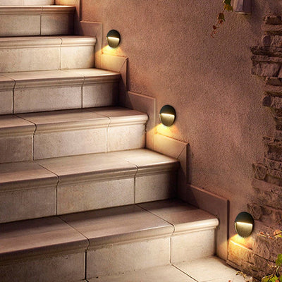 Round Creative Waterproof Stair Lights