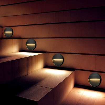 Round Creative Waterproof Stair Lights