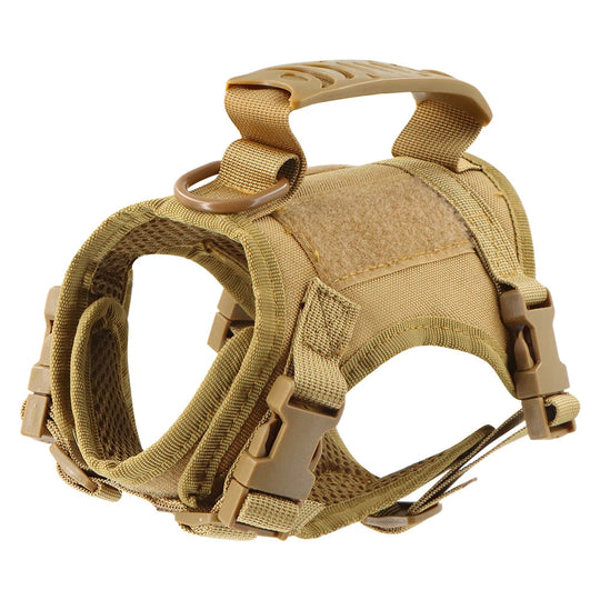 Military-Style Tactical Cat Harness & Leash