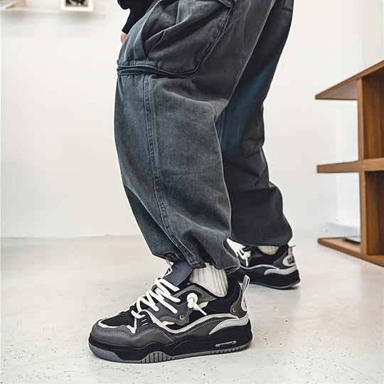 Men’s Chunky Trainers with Thick Sole