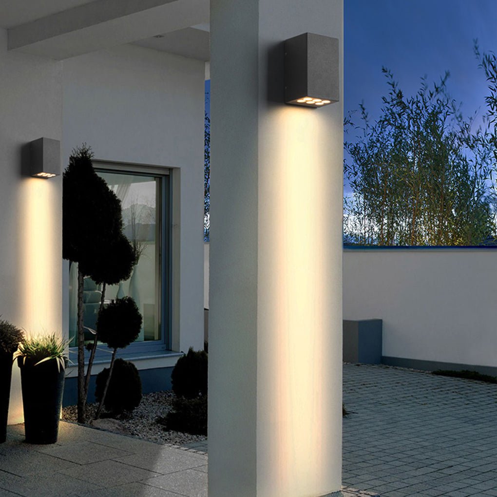 Modern Waterproof LED Wall Light for Outdoor Villa Courtyard