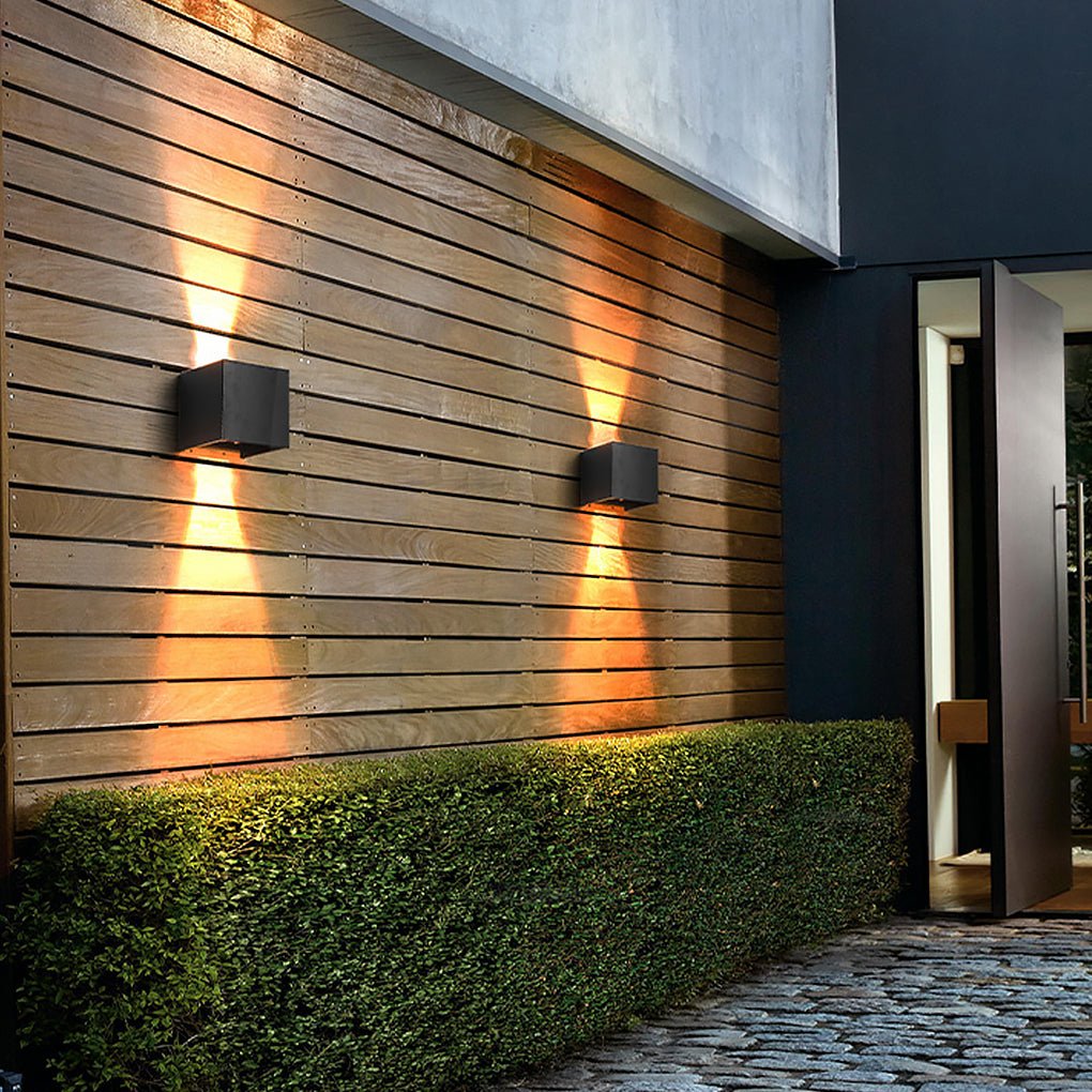 Waterproof Adjustable Up Down LED Modern Exterior Wall Light