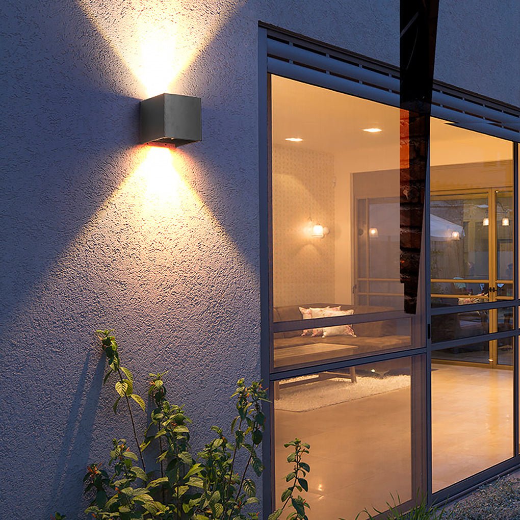 Waterproof Adjustable Up Down LED Modern Exterior Wall Light