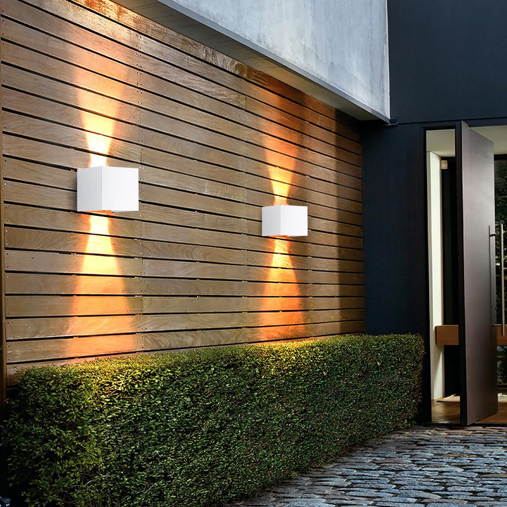 Waterproof Adjustable Up Down LED Modern Exterior Wall Light