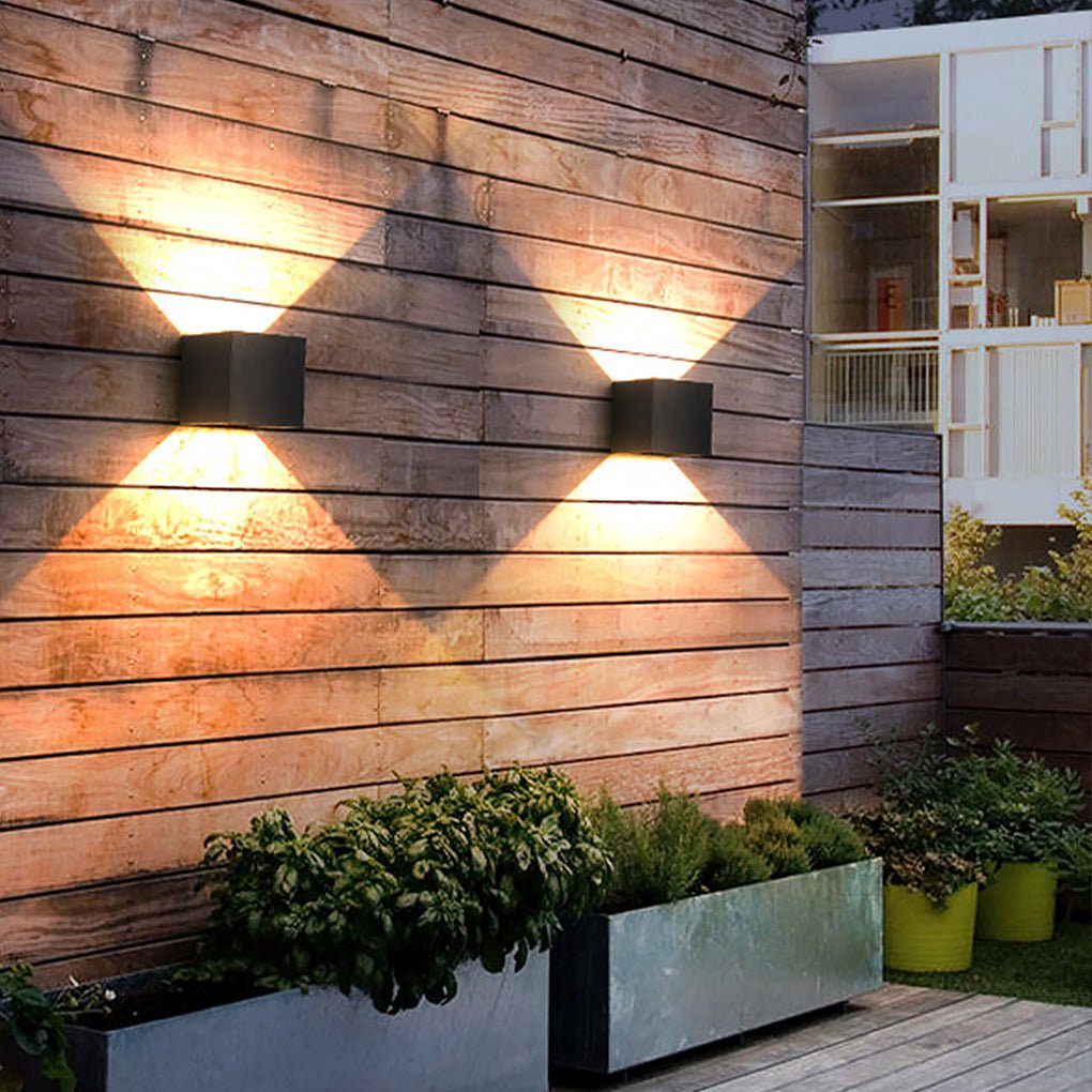 Waterproof Adjustable Up Down LED Modern Exterior Wall Light