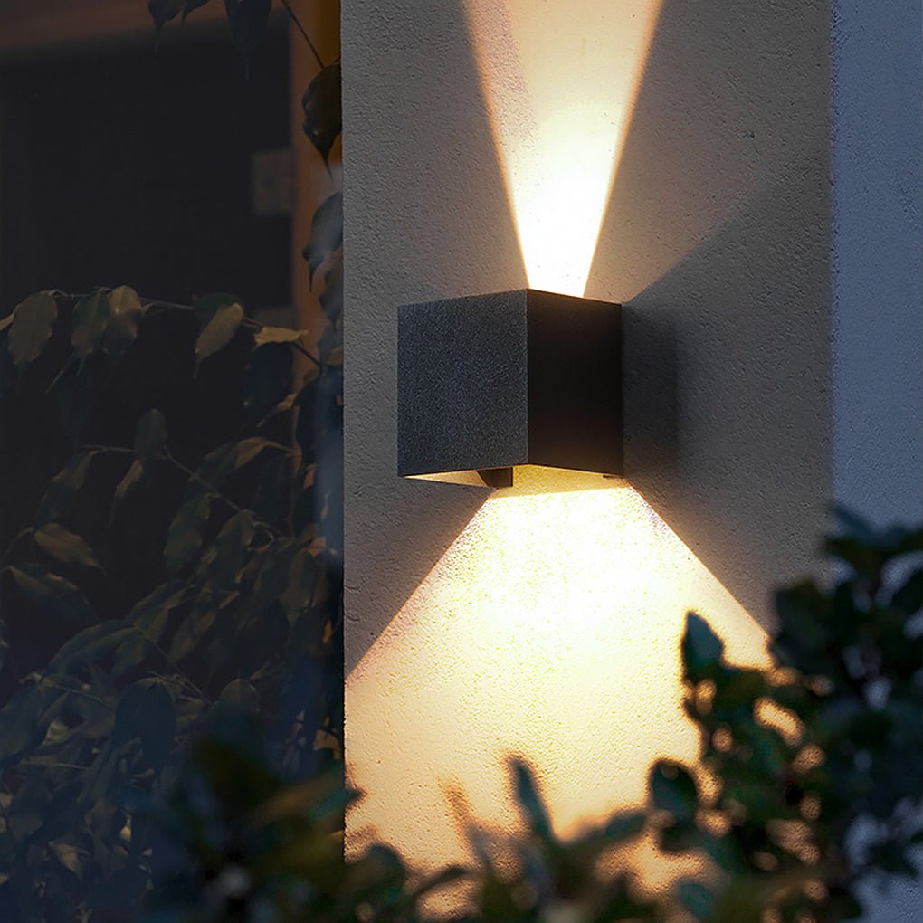 Adjustable Beam Angle LED Outdoor Wall Lights - Up Down Waterproof Sconces