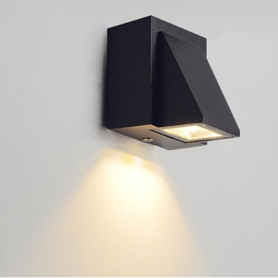 Modern Black Waterproof Up and Down Outdoor Wall Lights