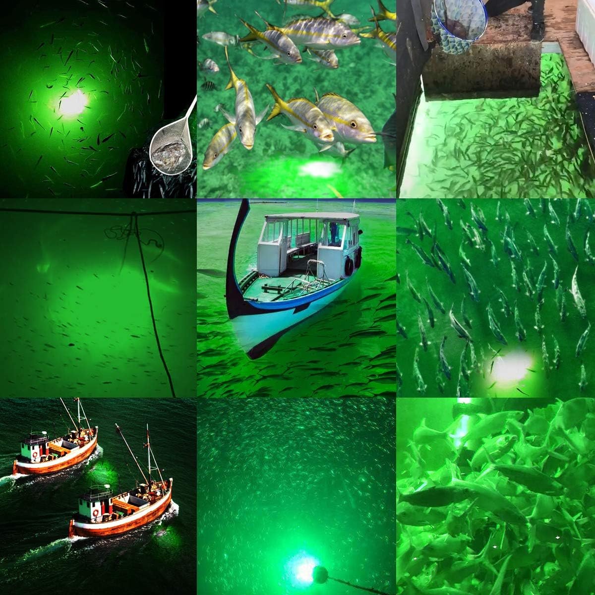 Underwater Night Fishing Light - Lumens Fish Attracting Light, Night Fishing Light - Getitt