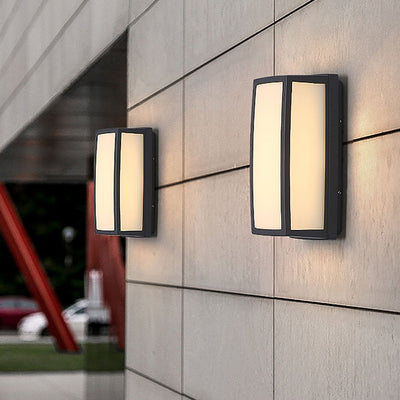 Outdoor Double-layer Lampshade LED Wall Lamp