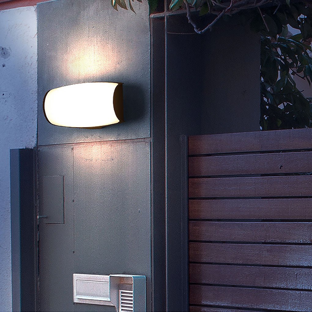 Outdoor Double-layer Lampshade LED Wall Lamp