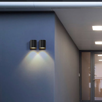 Modern Waterproof LED Outdoor Wall Lights - Up and Down Lighting Sconces