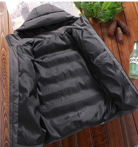 Men's Hooded Winter Puffer Jacket