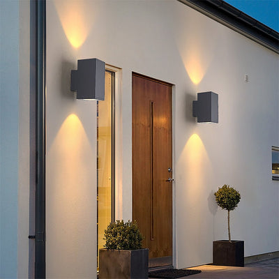 Modern Waterproof LED Outdoor Wall Sconces for Villa Patio Balcony