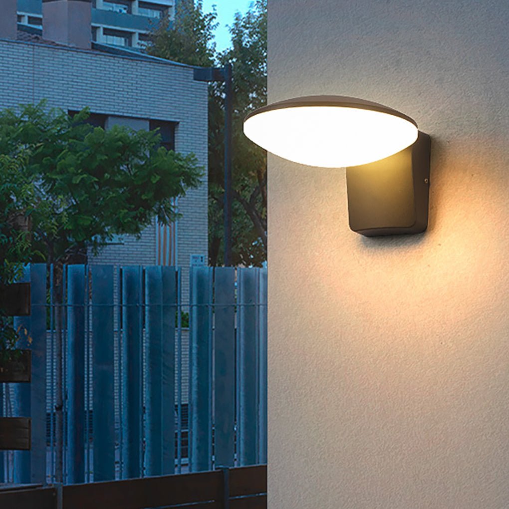 Waterproof Modern Outdoor Solar Wall Light for Terrace Balcony